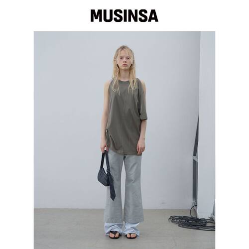 LCDC™ 开衩上衣（卡其色） MUSINSA韩国官网直邮进口