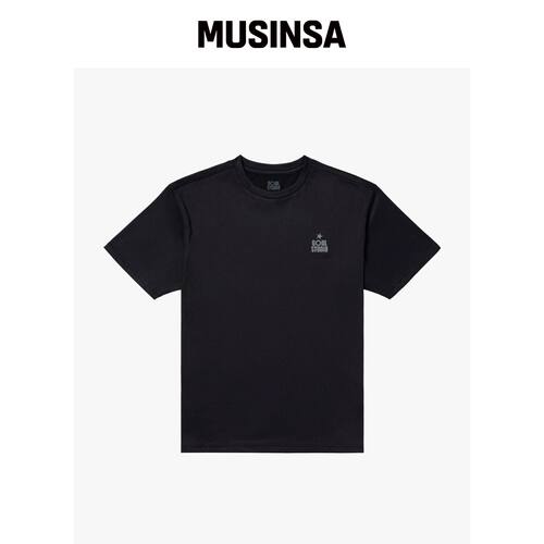 GOALSTUDIO ACTIVE TRACK GOAL LOGO TEE-黑色韩国官网直邮进口