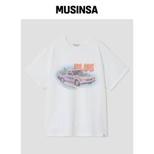 TYPESERVICE 蓝色骑行上衣 [白色] MUSINSA韩国直邮官方正品