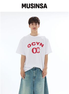 OFCOURSEWHYNOT 基础LOGO T恤 白色韩国官网直邮进口MUSINSA