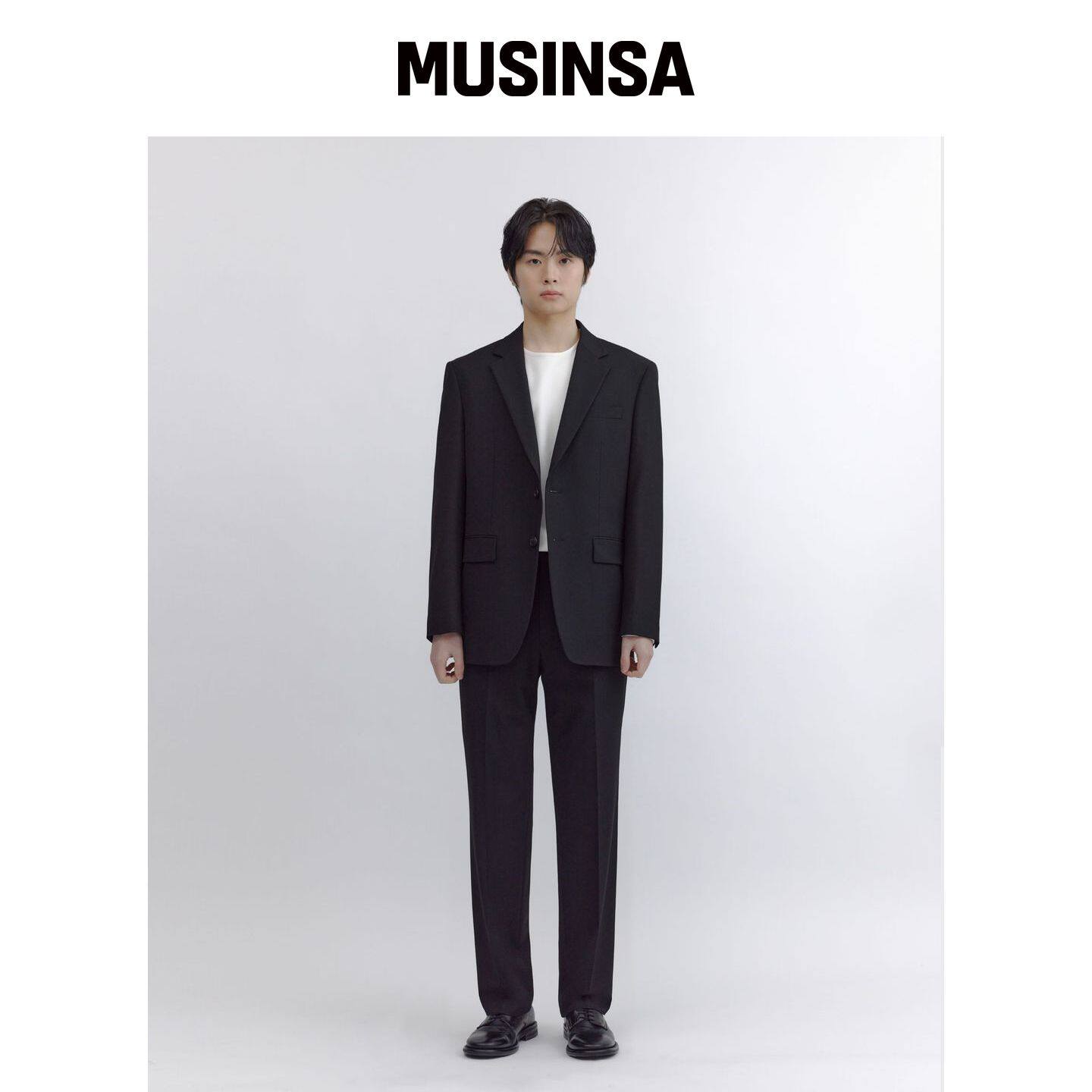 NONBLANK W11 半背带裤外套_BLACK MUSINSA韩国官网直邮进口
