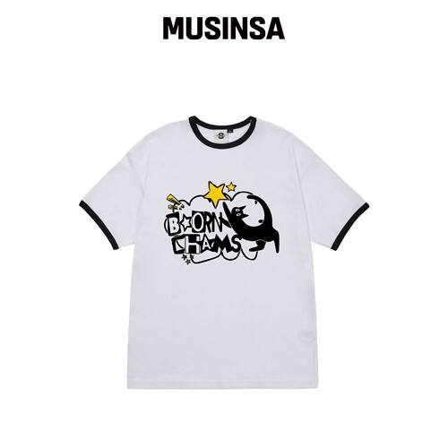 BORN CHAMPS [4 COLORS] STAR CAT 女款短袖T恤 韩国官网直邮进口