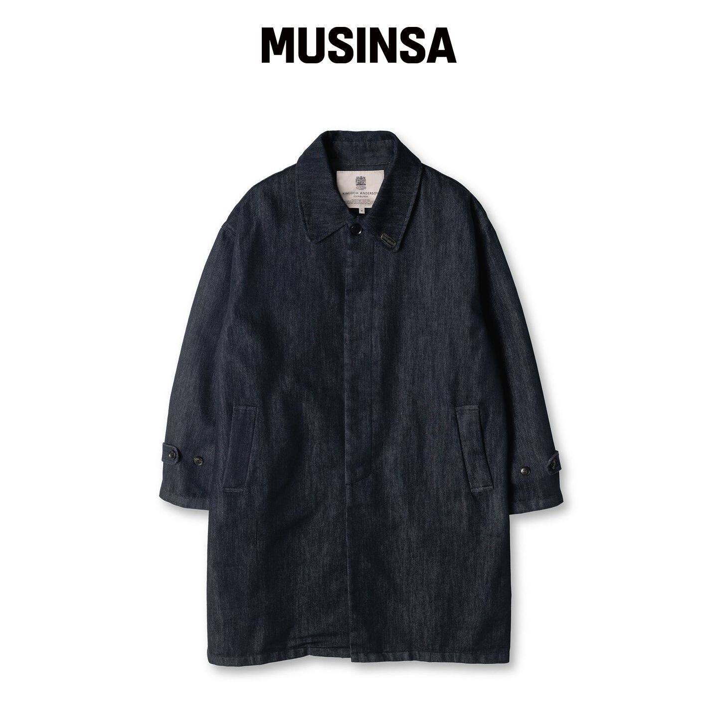 EDINBURGH CLUB 牛仔风衣（海军蓝） MUSINSA韩国官网直邮进口