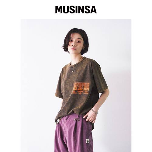 CONECTX Box logo 水洗棉T恤 MUSINSA韩国官网直邮进口