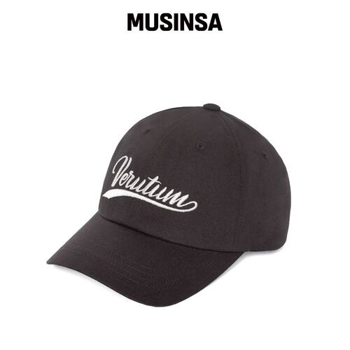 VERUTUM 波浪LOGO 棒球帽茶色 MUSINSA韩国官网直邮进口