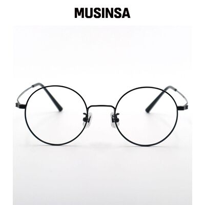 ALO EYEWEAR [ALO BASIC] AL8201 0909M 圆形黑 韩国官网直邮进口