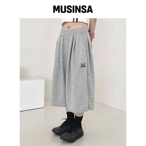 MUCENT 鼠标侧褶半包热裤子男女通用（4色） MUS韩国官网直邮进口
