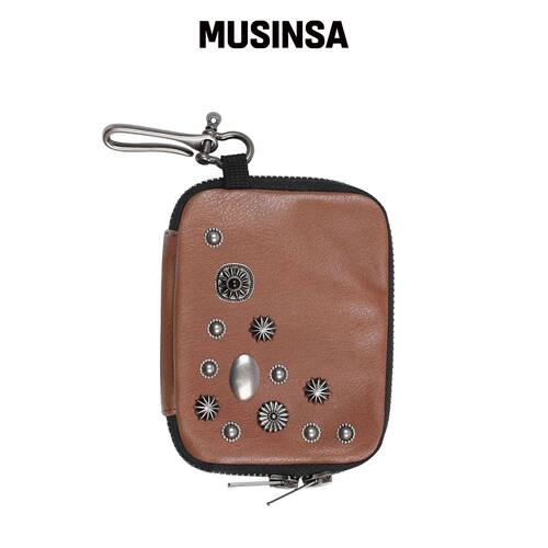 GLACK GB013 不规则扁袋 (棕色) MUSINSA韩国直邮官方正品