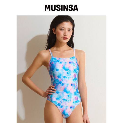 OOMPAA BUBBLY BUBBLE 单肩连体泳衣韩国官网直邮进口MUSINSA