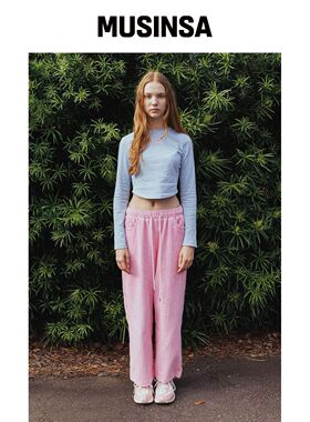 OFCOURSEWHYNOT 您的标准 cropped L/S 上衣_3色韩国官网直邮进口