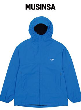 HYUNFIT FLEECE HOODED JACKET-[BLUE]韩国官网直邮进口MUSINSA