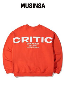 CRITIC OG Logo 连帽卫衣 橙色韩国官网直邮进口