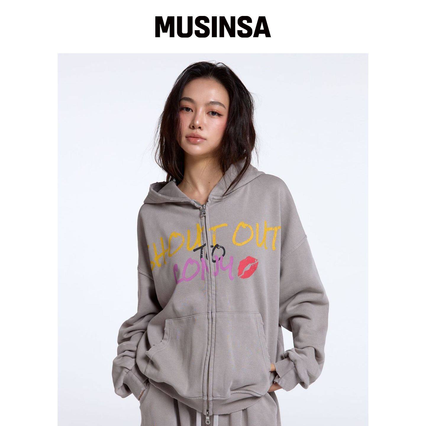 CONY 秋卫衣连帽复古时尚新款百搭设计感MUSINSA韩国官网直邮进口