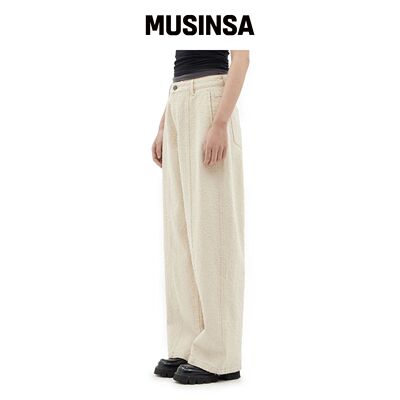DEFGARMENTS 优雅扣带裤 [象牙色] MUSINSA韩国直邮官网直邮进口