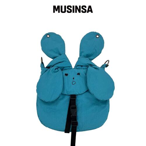 WHIMSY MIND MUUTO 面部刺绣 3 WAY 斜挎包青绿韩国官网直邮进口