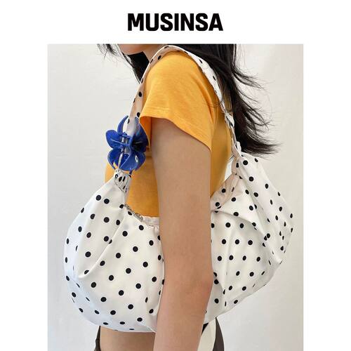 DIMANCHE Dotty Shell Mini Bag（白色）韩国官网直邮进口MUSINSA