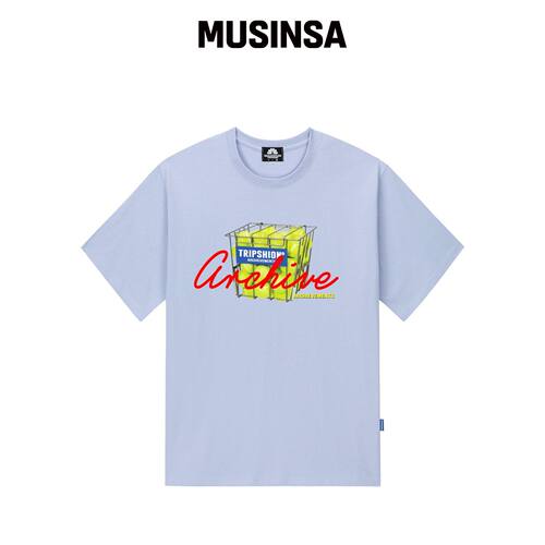 TRIPSHION TENNIS ARCHIVE T恤 - PURPLE韩国官网直邮进口MUSINSA