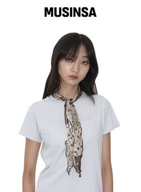PARTIMENTO WOMEN 水洗百褶围巾_象牙色波点 MUS韩国官网直邮进口