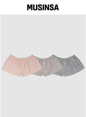 DEARSTALKER D. BASIC OXFORD BUTTON 短裤 - 3韩国官网直邮进口