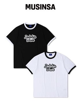 DOLPHIN WAVE APPAREL [2件装]海豚发泡印刷大lo韩国官网直邮进口