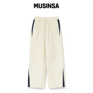 CGP 拼色科技绳裤_奶油色 MUSINSA韩国直邮官方正品