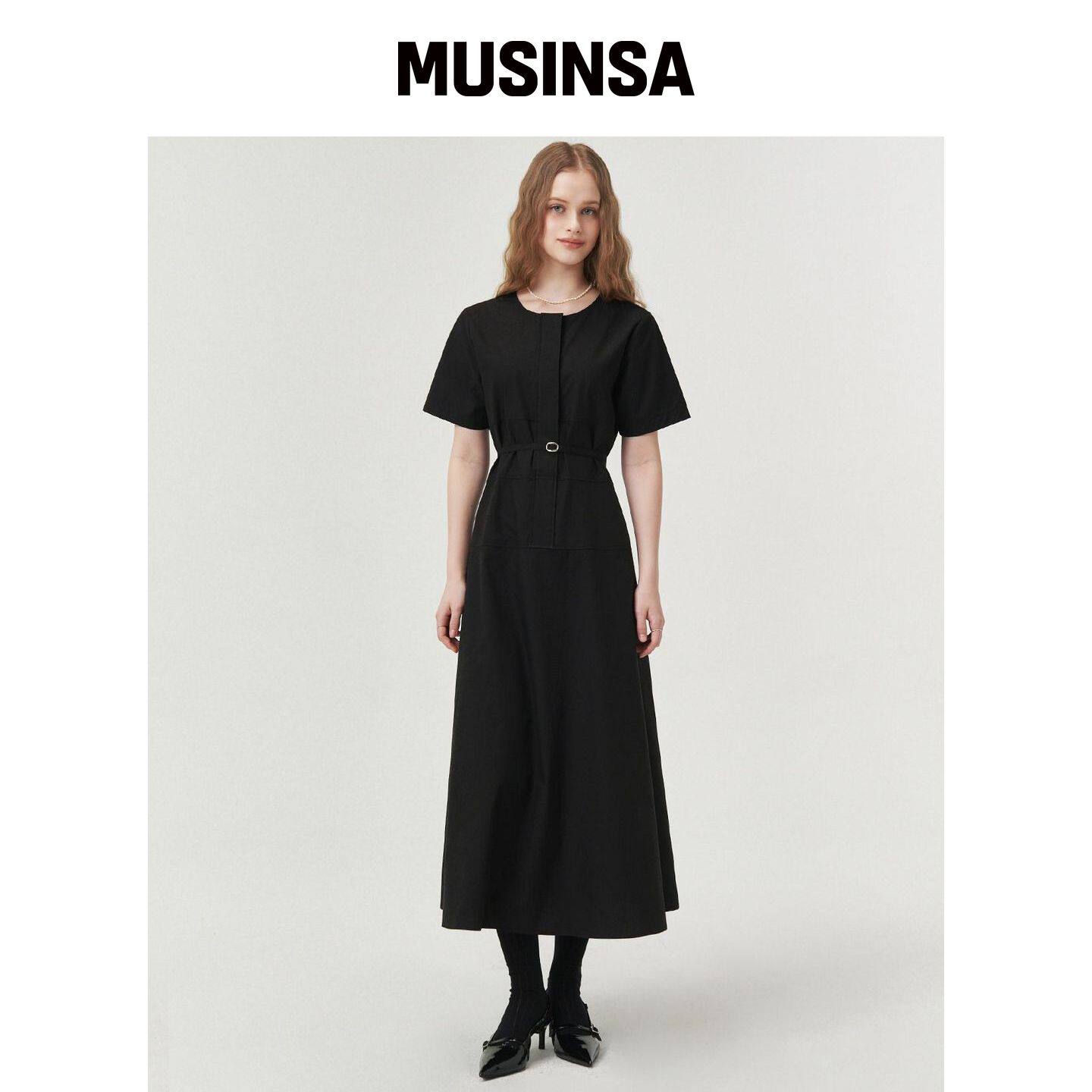 LOVLOV 简约利落连衣裙_(2色) MUSINSA韩国官网直邮进口