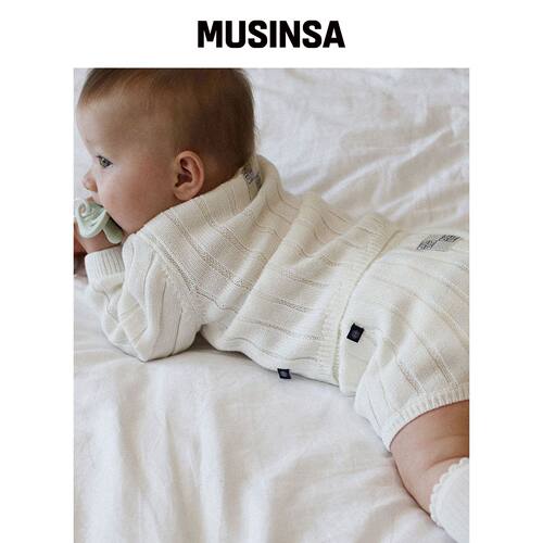 THE LOHA [BABY] 宽松针织套装象牙色 MUSINSA韩国官网直邮进口
