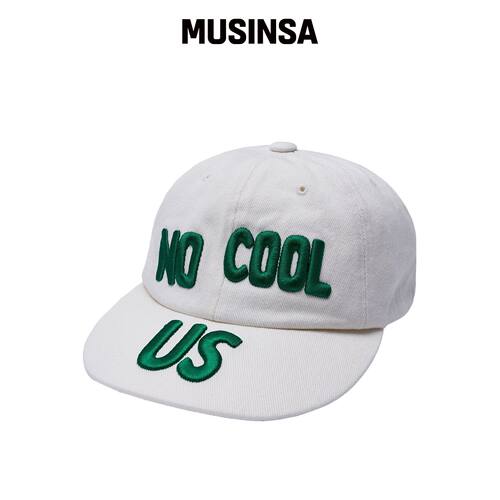 NOSCOULEURS NO COOL US CAP 白色韩国官网直邮进口MUSINSA