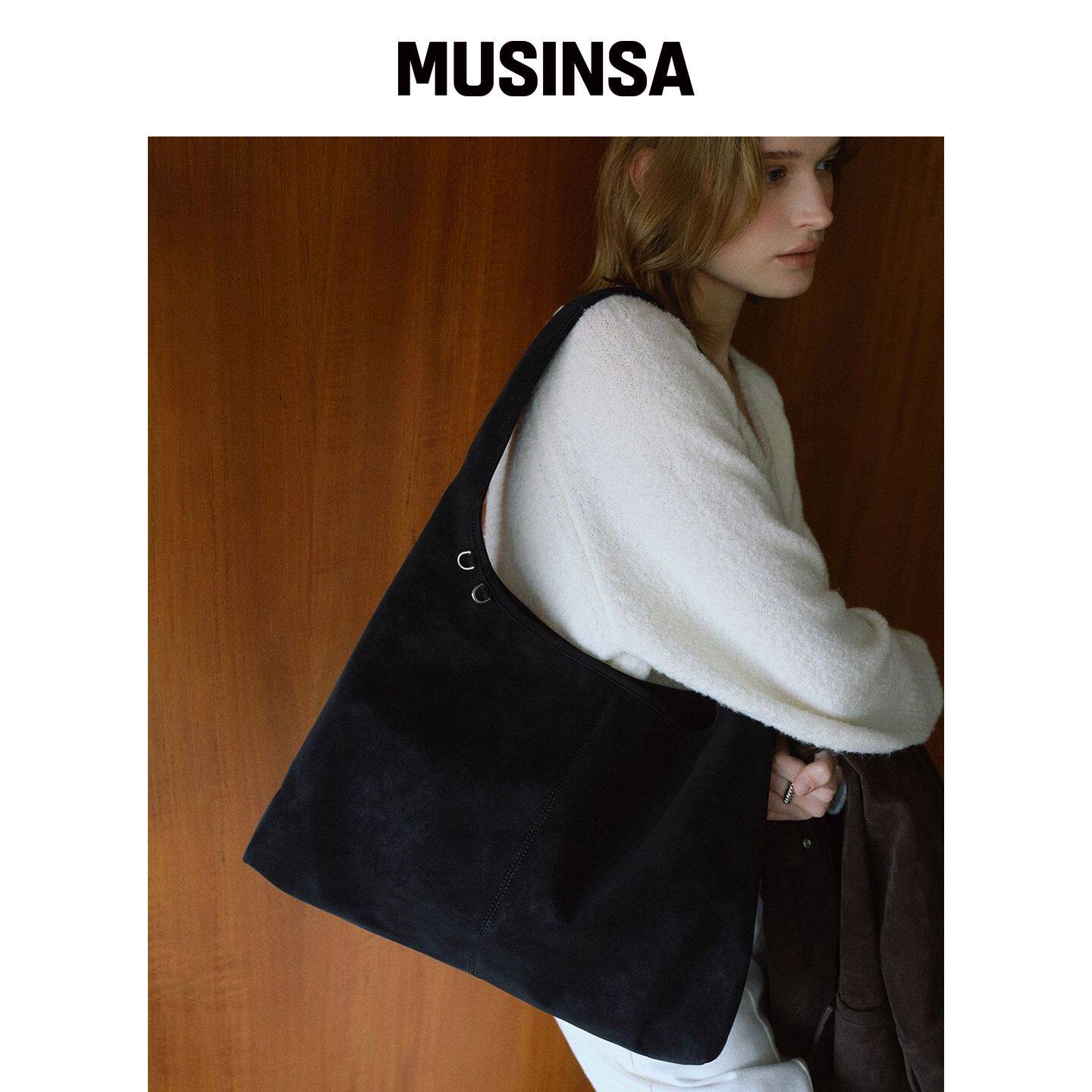 OVHEE PONY Hobo包_Black MUSINSA韩国直邮官方正品