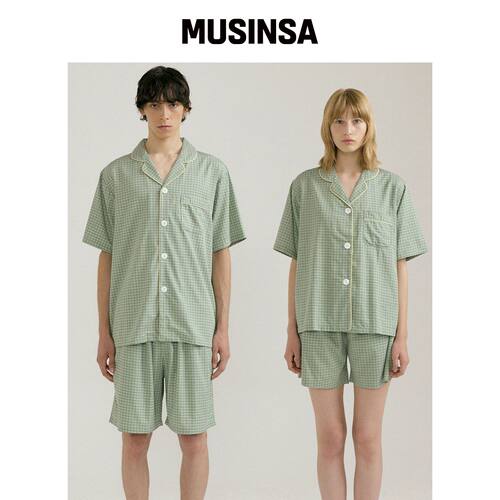 JO'S LOUNGE 薄荷情侣短款睡衣套装 MUSINSA韩国直邮官方正品