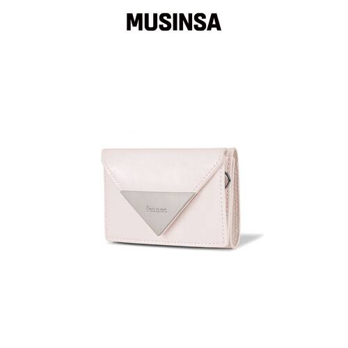 FENNEC 皱褶三角三折钱包 - 花朵 MUSINSA韩国官网直邮进口