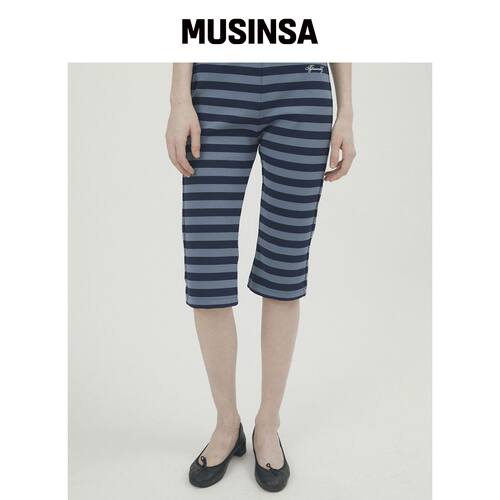 RETRIEVER CLUB JERSEY CAPRI PANTS [蓝色] MUS韩国官网直邮进口