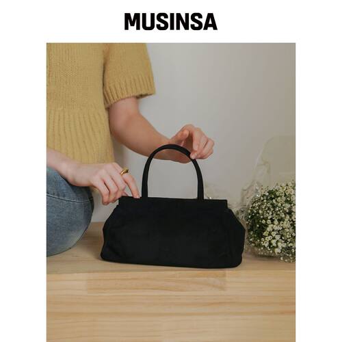 OVHEE MOCO SUADE 迷你托特包 黑色 MUSINSA韩国直邮官方正品