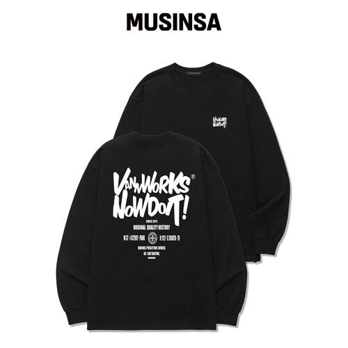 VANNWORKS DOIT LARGE 长袖 (VLS0088) VLACK MU韩国官网直邮进口