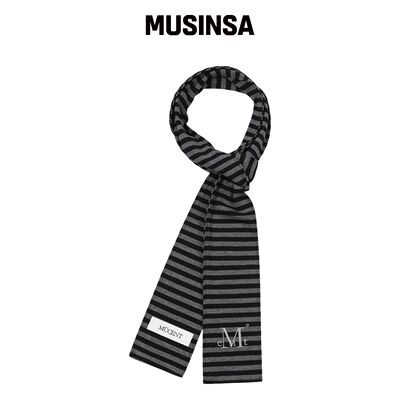 MUCENT OUR 条纹围巾 男女通用 MUSINSA韩国官网直邮进口