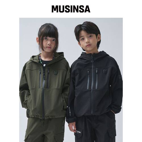LIFEWORK KIDS 儿童) Rest尼龙连帽外套 MUSINSA韩国官网直邮进口