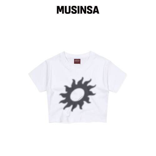 S'EST Solaris 短款T恤 白色 MUSINSA韩国官网直邮进口