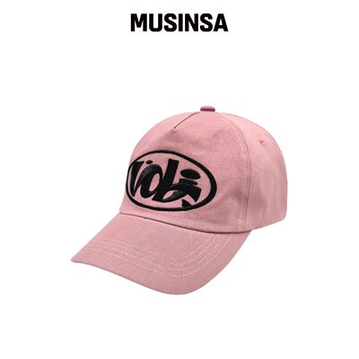 VIDEO JOCKEY 椭圆标志棒球帽 [PINK] MUSINSA韩国官网直邮进口