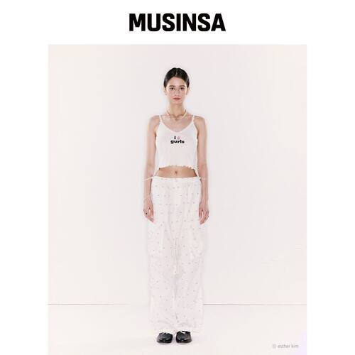 TEUMGYUL BUNNY GURLS 无袖上衣 白色 MUSINSA韩国官网直邮进口