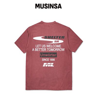 THEMILE ML SHELTER CREW [PIGMENT RED] MUSINS韩国官网直邮进口