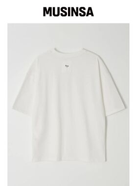 NUS YEI Back Patch 1/2 TEE IVORY韩国官网直邮进口MUSINSA