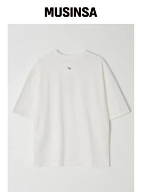 NUS YEI Back Patch 1/2 TEE IVORY韩国官网直邮进口MUSINSA
