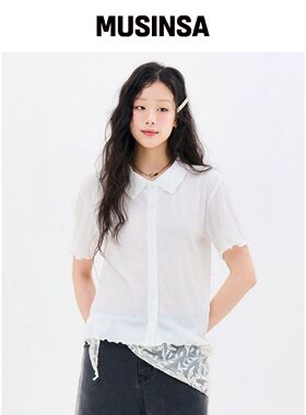 CHASECULT 女性皱褶领T恤-FBRG5772D01韩国官网直邮进口