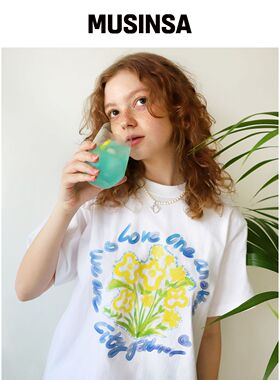 GOCORI BLUE LEMONADE T恤 半高领T恤韩国官网直邮进口MUSINSA