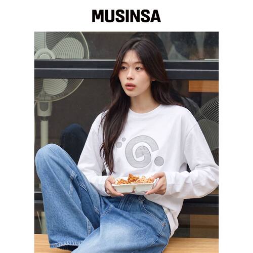 GRAVER [UNISEX] G SYMBOL长袖T恤_3色 MUSINSA韩国官网直邮进口