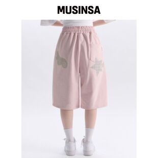 AMBLER Angel Star Patch Bermuda Pants ASP901韩国官网直邮进口