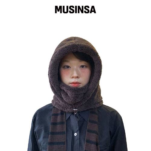 KOOKEESEE 抓绒巴拉克拉法帽_文胸绑带 MUSINSA韩国官网直邮进口