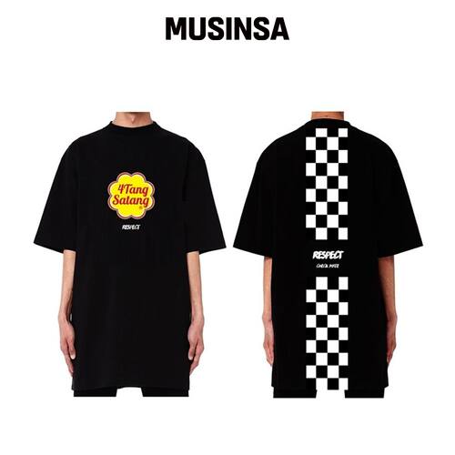 RESPECT 4탕 LOGO 半高领T恤 MUSINSA韩国官网直邮进口