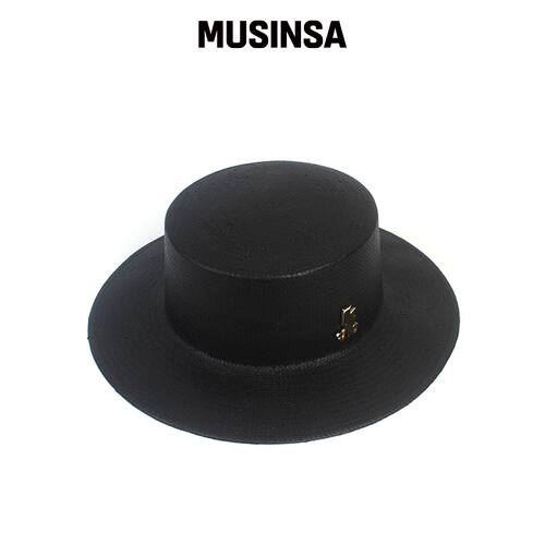 UNIVERSAL CHEMISTRY Gentle Black Panama Hat 韩国官网直邮进口