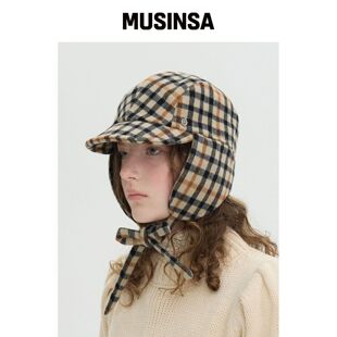 BROWNHAT SHERLOCK 帽 - 英国格纹 MUSINSA韩国官网直邮进口